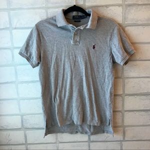 Polo by Ralph Lauren Custom Fit Gray Polo